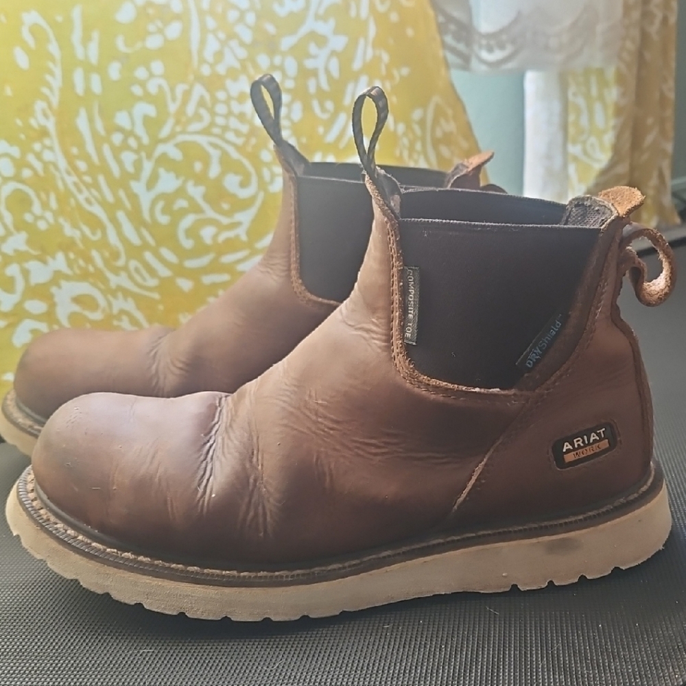 Ariat Women's Rebar Chelsea Waterproof Work Boot
